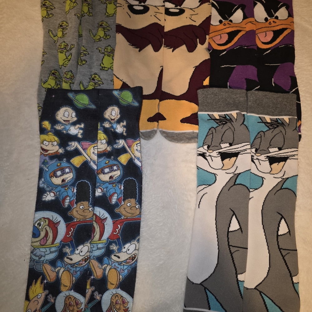 Cartoon Character Five Socks Set - image 6